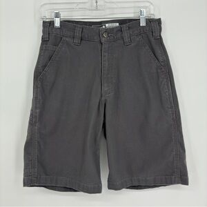 Carhartt Mens Gray Grey Rugged Flex Canvas Work Short 29